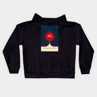 NASA Atomic Clock Mission Red Kids Hoodie